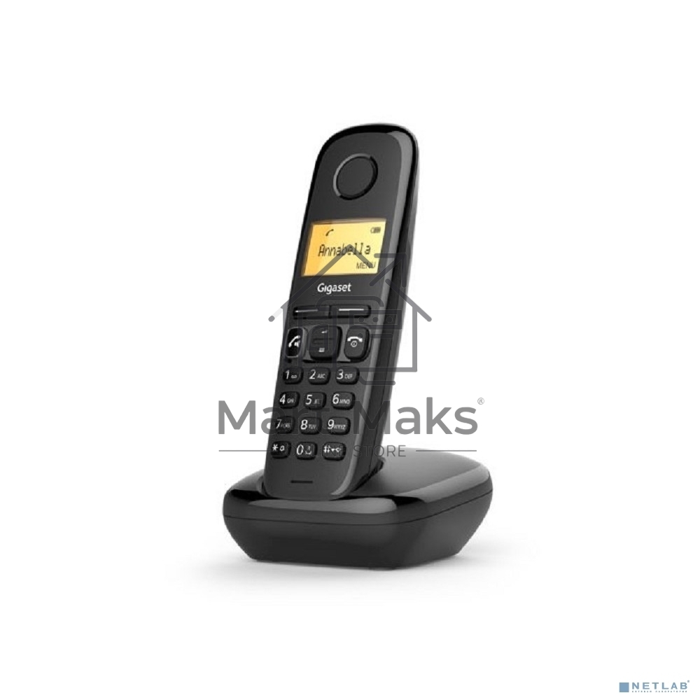 Радиотелефон Dect Gigaset A270 SYS RUS черный АОН