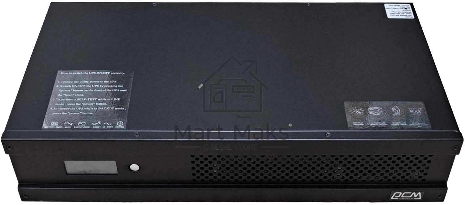 Источник бесперебойного питания PowerCom Infinity INF-1500AP RM (3U) 1050Вт 1500ВА черный