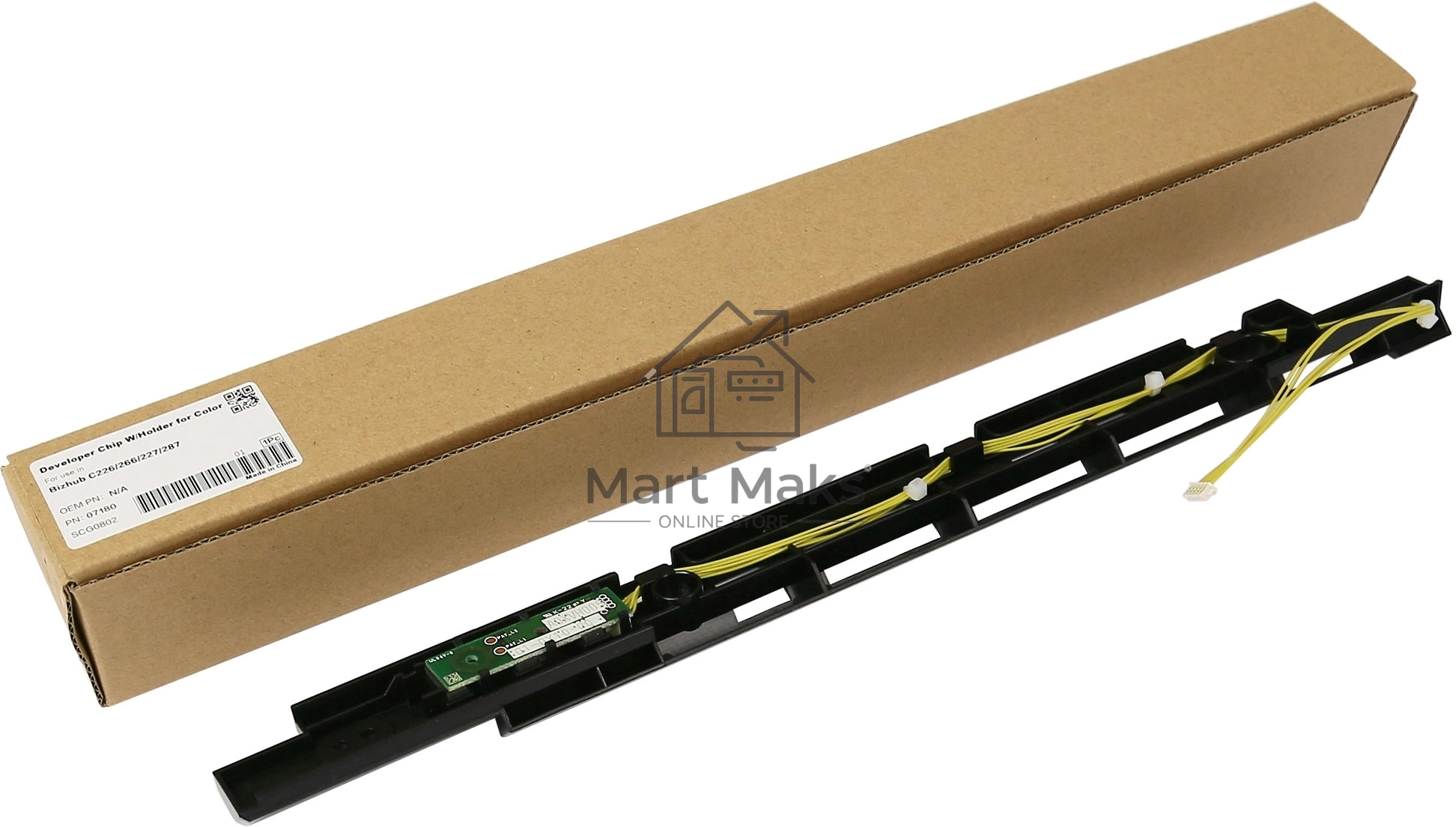 Чип блока проявки (с держателем) для Konica Minolta Bizhub C226/C266/C227/C287 CMY