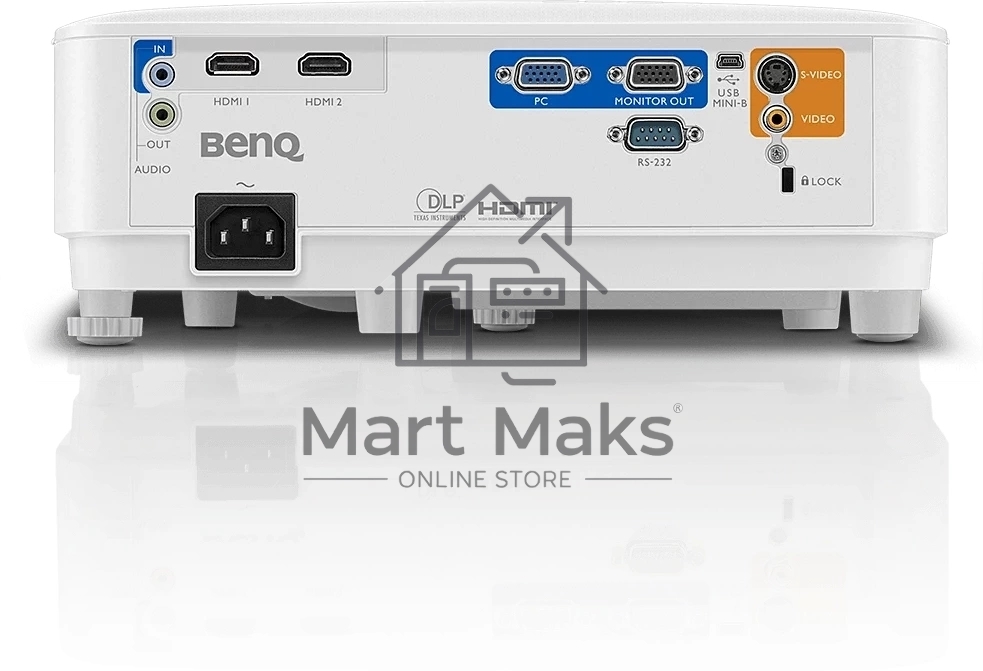 Проектор Benq MS550 DLP 3600Lm (800x600) 20000:1 ресурс лампы:5000часов 1xUSB typeB 2xHDMI 2.3кг