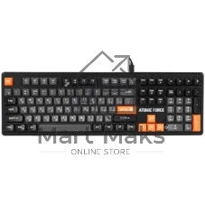 Клавиатура проводная игровая Defender Atomic Force GK-005 RU,чер/сер,108кн+FN,радуж,1.5м