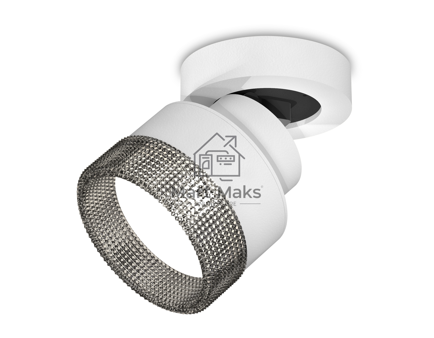 Светильник Ambrella Light XM8101041 SWH/BK белый песок/тонированный GX53 (A2228, A2105, C8101, N8484)