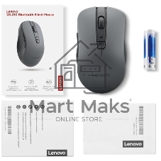 Мышь беспроводная Lenovo WL310 Bluetooth Silent черный оптическая 1600dpi беспров. (GY51Q65621)