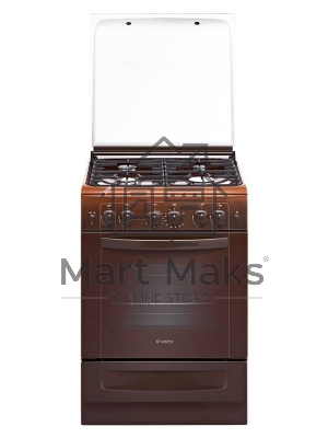 Плита газовая Gefest ПГ 6100-02 0003 коричневый, конфорок 4 шт, духовка 52 л, 60 см x 85 см x 60 см