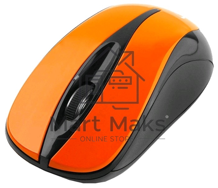 Мышь беспроводная Gembird MUSW-325-O оранжевый, 1000 dpi, радиоканал, USB, кнопки - 3