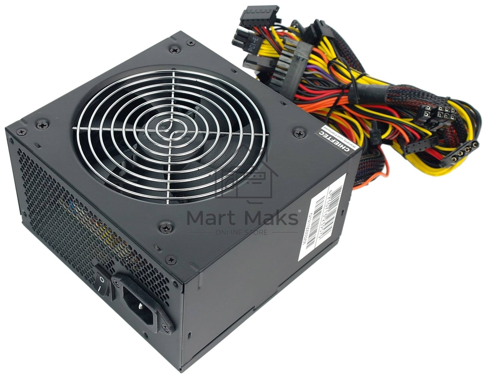 Блок питания Chieftec GPS-500A8, 500Вт, 80 PLUS, 120мм, черный