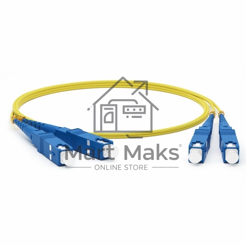 Патч-корд оптический соединительный (SM), 9/125 (OS2), SC/UPC-SC/UPC, (Duplex), LSZH, 2м