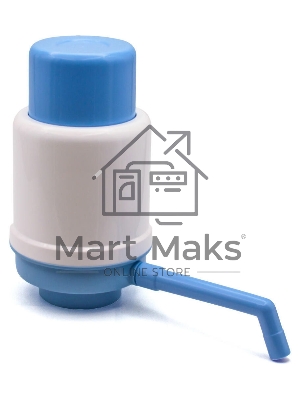 Помпа для 19л бутыли Aqua Work Дельфин Квик механический голубой/белый