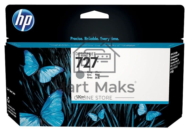 Картридж струйный HP 727 B3P24A серый для HP DJ T920/T1500 (130мл)