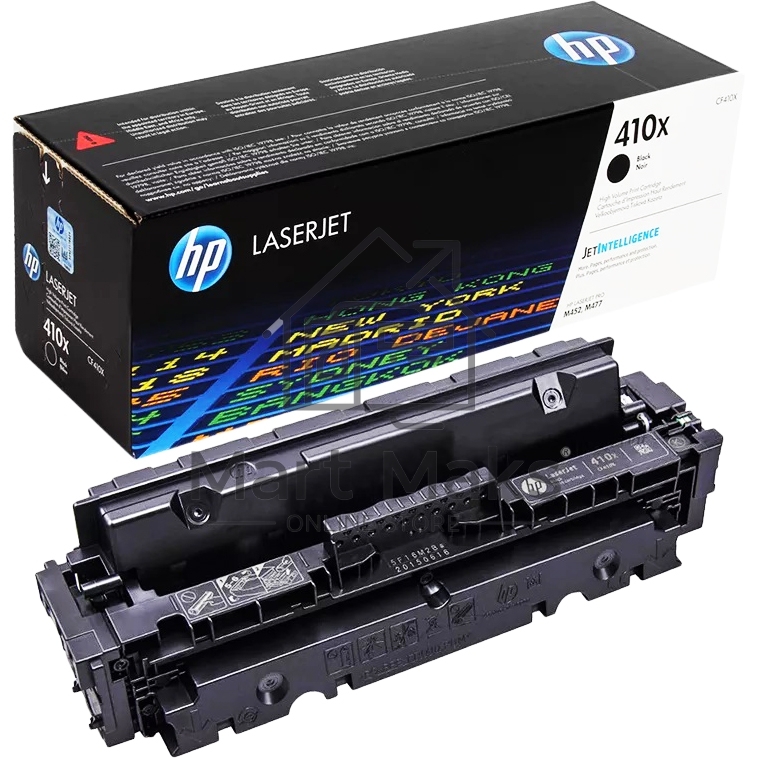 Картридж лазерный Hewlett-Packard HP 410X (CF410X) черный для LJ Pro M452/M477 6500 стр.
