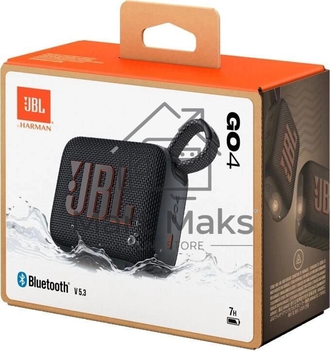 Портативная акустика JBL GO 4, черный