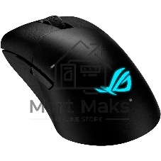 Мышь беспроводная/проводная ASUS ROG Keris Wireless AimPoint черный, 36000 dpi, радиоканал, Bluetooth, USB, кнопки - 5