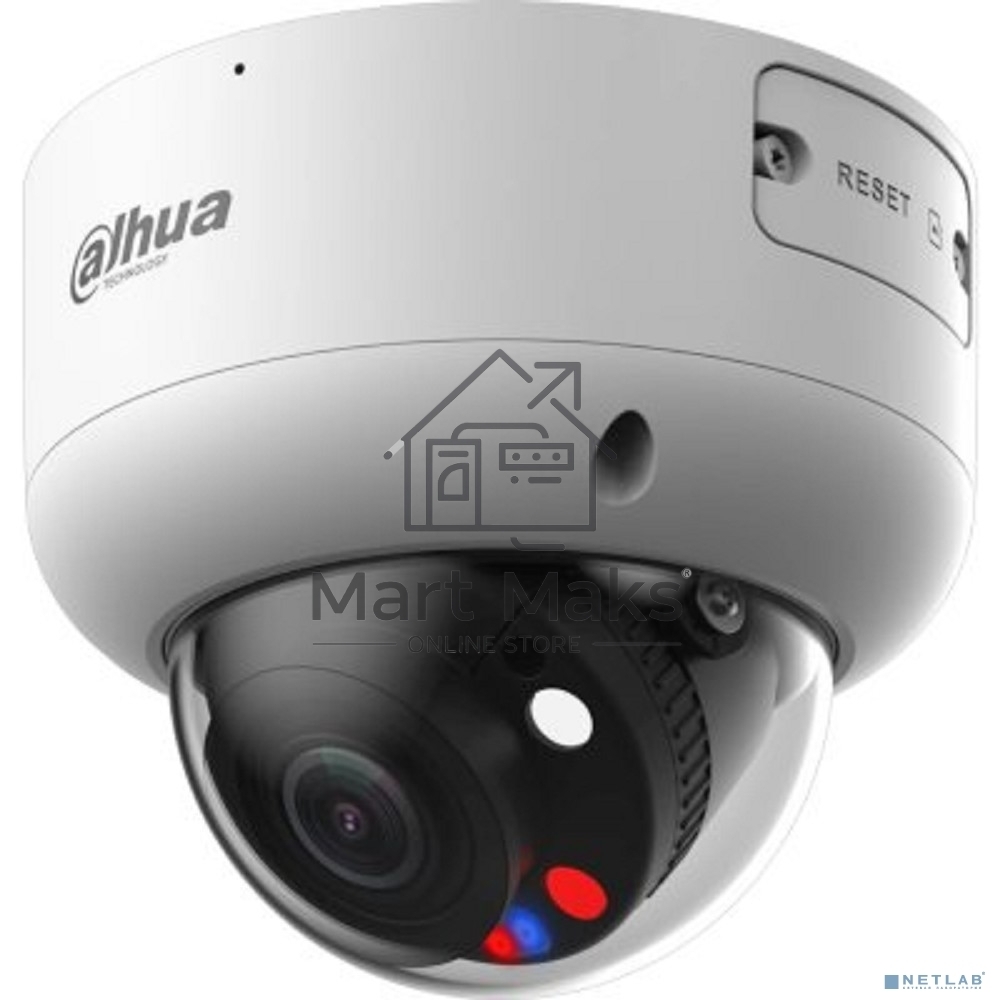Камера видеонаблюдения IP Dahua DH-IPC-HDBW3449R1P-ZAS-PV-S5 3.6-3.6мм цв. корп.:белый