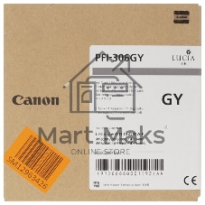 Картридж струйный Canon PFI-306 GY (6666B001) серый (330 мл) для Canon iPF8300S/8400/9400S/9400
