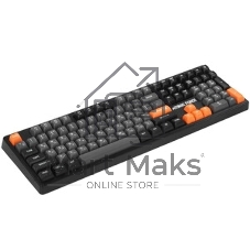 Клавиатура проводная игровая Defender Atomic Force GK-005 RU,чер/сер,108кн+FN,радуж,1.5м