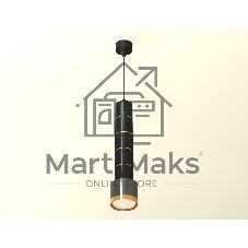 Светильник Ambrella Light XP8115010 DCH/PYG черный хром/золото желтое полированный GX53