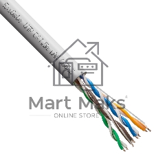 Кабель ExeGate Special UTP4-C5e-CCA-S24-IN-PVC-GY-100 UTP 4 пары кат.5e CCA, 0.48мм (24AWG), 100м, серый, PVC