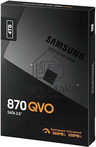 Накопитель SSD Samsung 4TB 870 QVO, V-NAND, 2.5