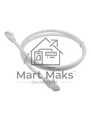 Патч-корд LANMASTER LSZH UTP кат.6, 3.0 м, белый