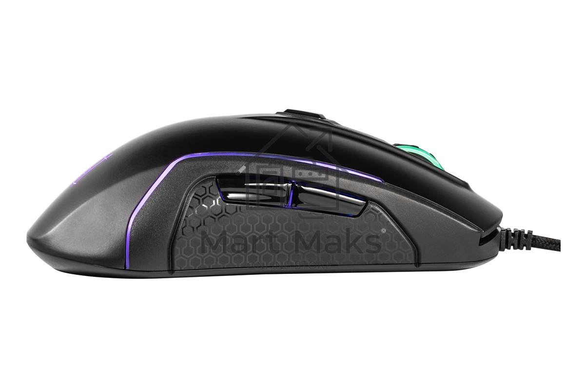 Мышь проводная Harper Gaming Kickback GM-P05 черный, 10000 dpi, USB, кнопки - 8