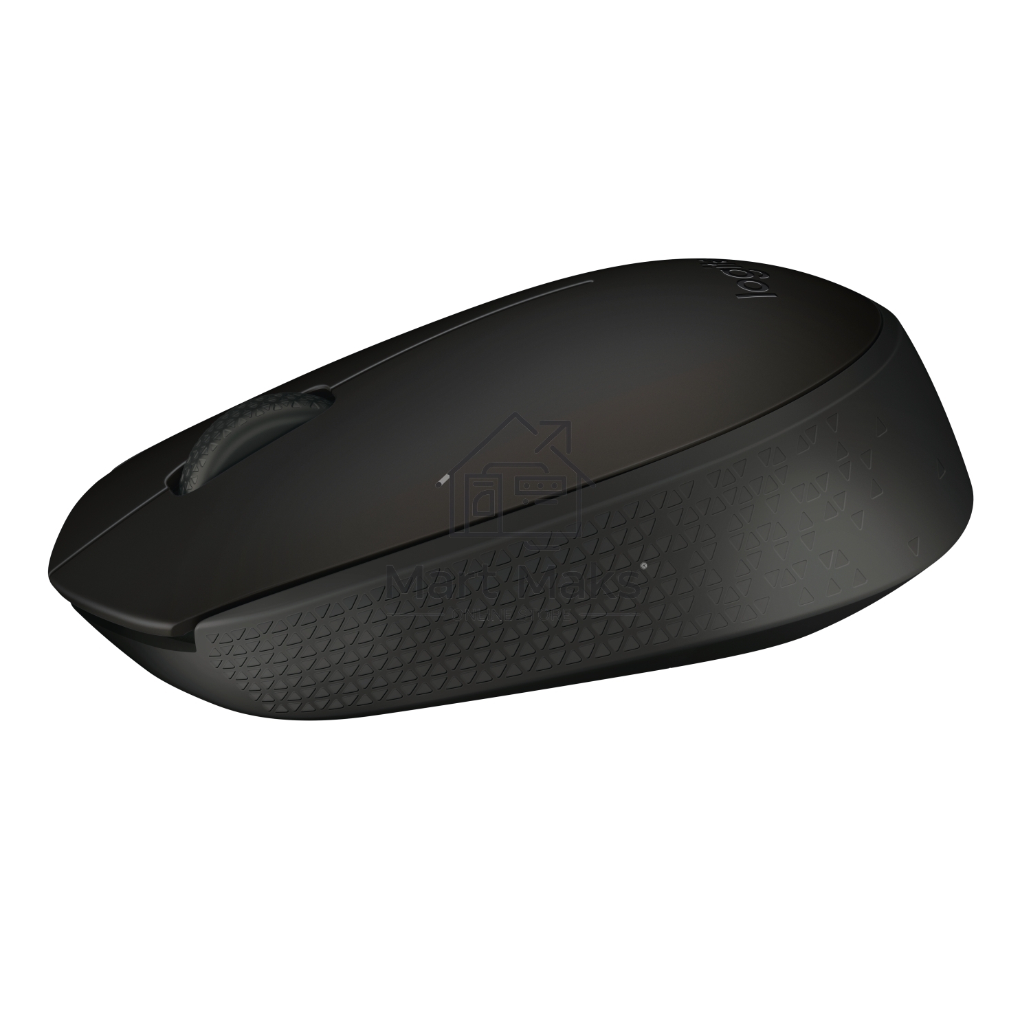 Мышь беспроводная Logitech B170 черный, 1000 dpi, радиоканал, USB, кнопки - 3
