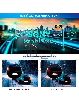 Видеорегистратор TrendVision MR-4K черный 8Mpix 2160x3840 2160p 140гр. GPS Hisilicon Hi3559V