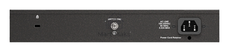 Неуправляемый коммутатор D-Link DGS-1024D/J1A с 24 портами 10/100/1000Base-T