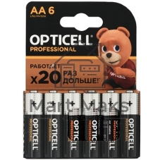 Батарея Opticell Professional LR6 AA (12шт) блистер