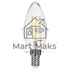 Лампа светодиодная Gauss Filament 103201209-D 9Вт цок.: E14 свеча 220B св. свеч. белый нейт. (упак.: 10 шт)