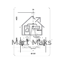 Светильник Ambrella light TR3238/6+3 BK черный E14/9 max 40W D730*720