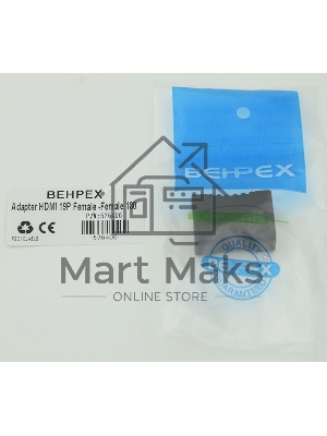 Адаптер аудио-видео HDMI (f)/HDMI (f) черный Адаптер аудио-видео HDMI (f)/HDMI (f) черный