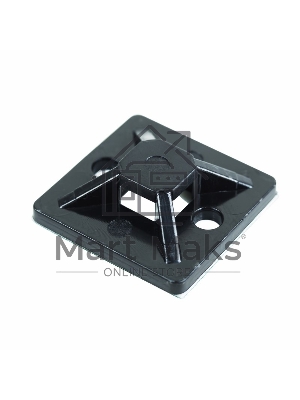 Площадка самоклеящаяся Rexant 30х30 мм, черная, упаковка 100 шт.