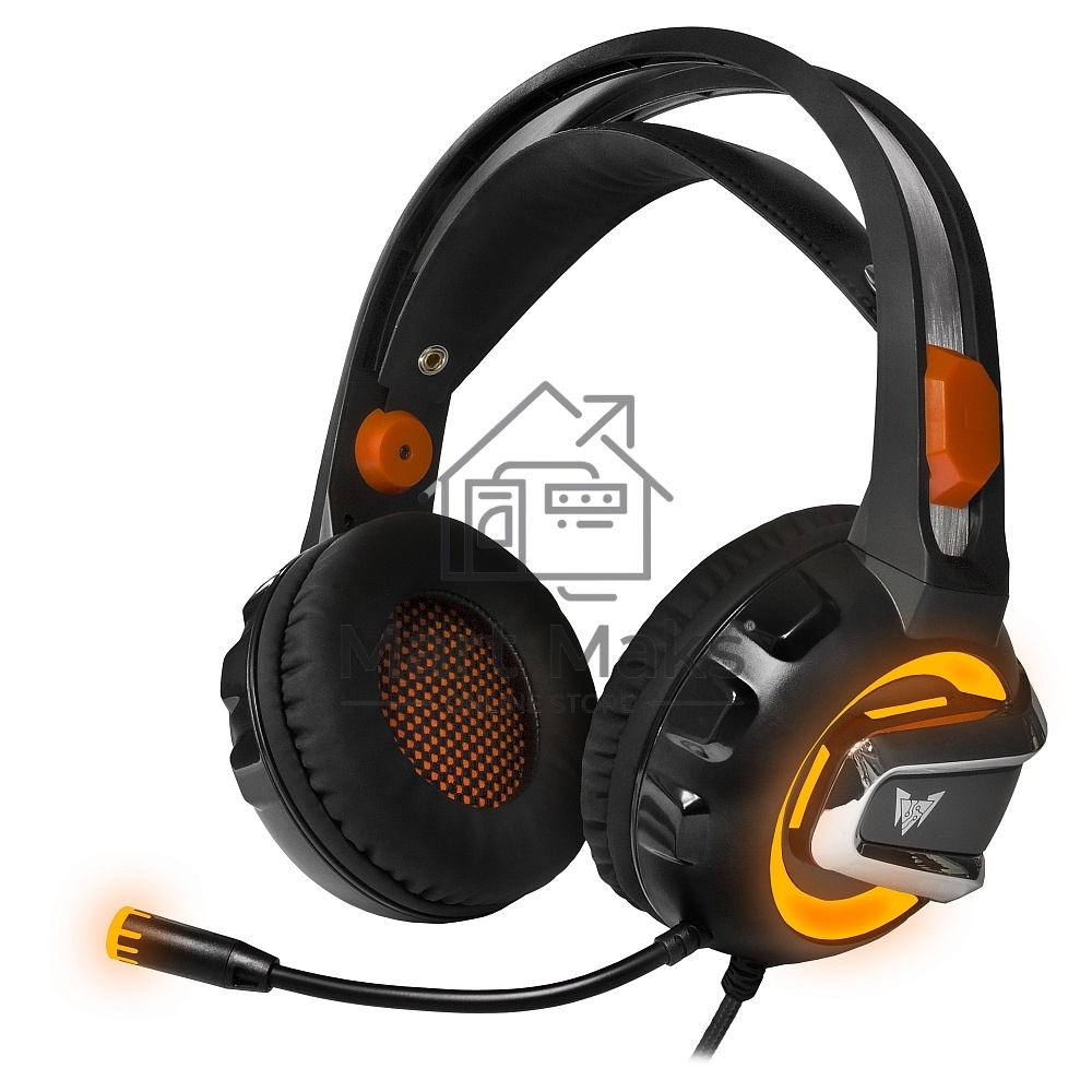 Гарнитура игровая CROWN CMGH-3003 Black&orange