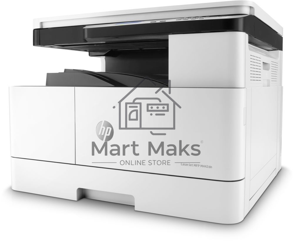 МФУ лазерный HP LaserJet M442dn (8AF71A), A3, ч/б, печ. до 24 стр/мин. (А4) до 13 стр/мин. (А3), 1200 x 1200 dpi (печать) 600x600dpi (скан.), USB, RJ-45