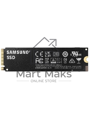 Накопитель SSD Samsung 990 PRO, 1000Gb, PCIe 4.0 x4, M.2 2280, NVMe, R/W 7450/6900