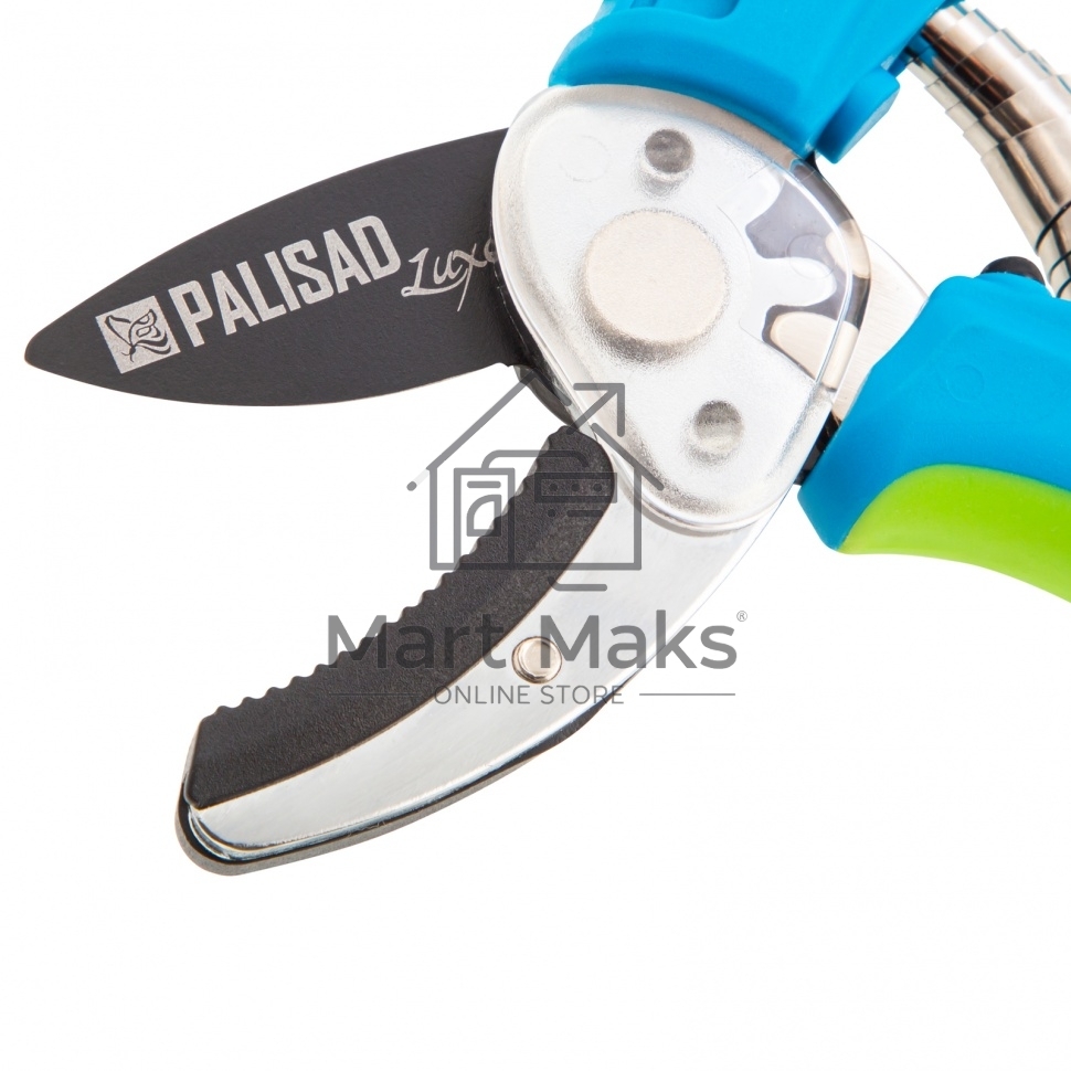 Секатор с наковальней, обрезиненные рукоятки PALISAD LUXE 60484