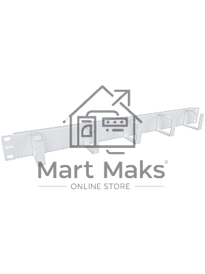 Кабельный органайзер горизонтальный NTSS NTSS-HORG-1U-5(45) односторонний кольца 1U шир.:19