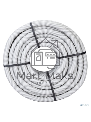 Труба гофрированная ПВХ ЭРА (серый) d 32мм с зонд. легкая 50м (10)