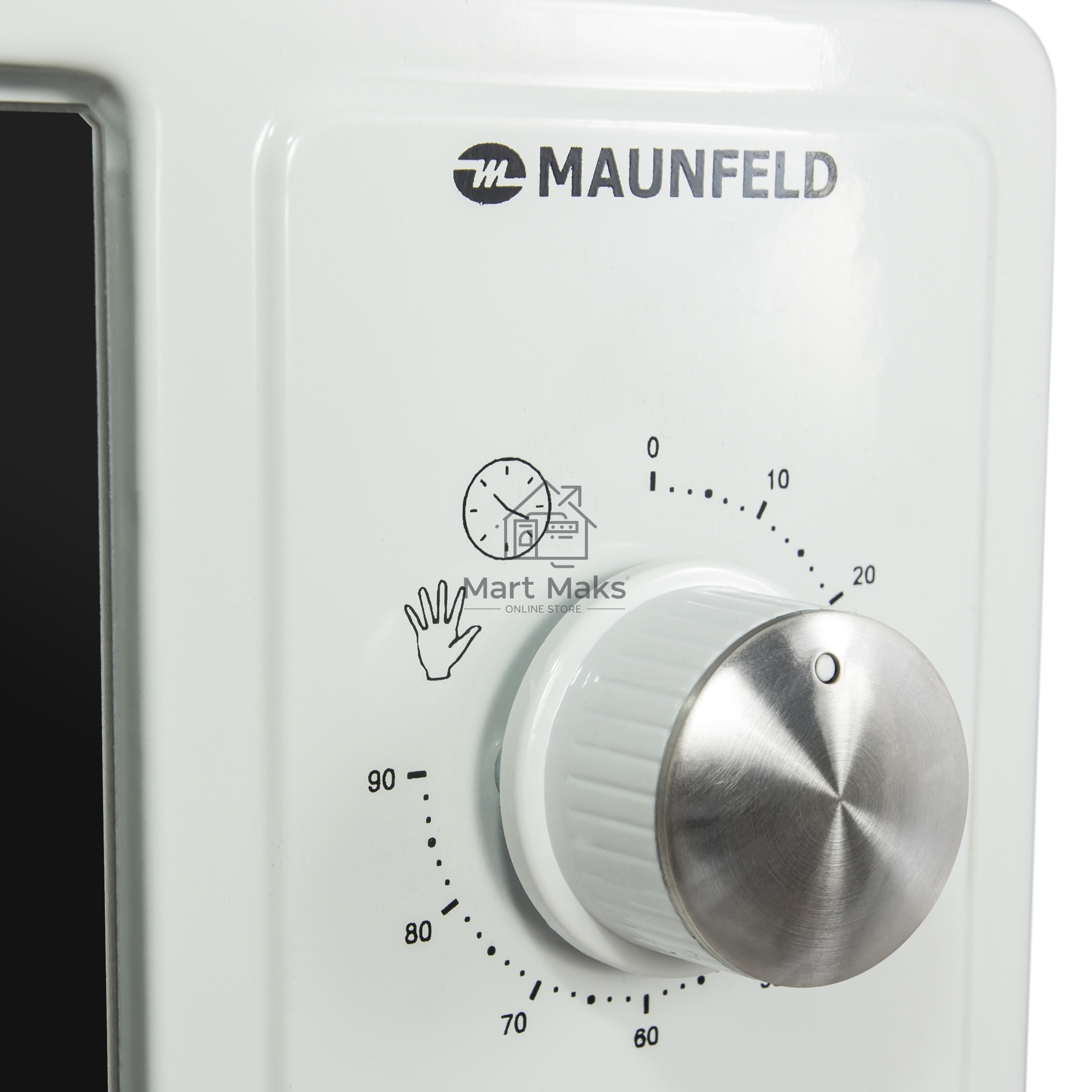 Мини-печь Maunfeld CEMOA.456.W ширина 60 см, механическое управление, 45 л,конвекция, белый