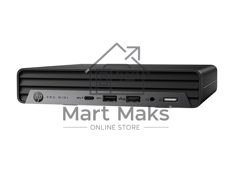 Неттоп HP ProDesk 400 G9 Mini i3 13100T (2.5) 8Gb SSD256Gb UHDG 730 Free DOS GbitEth WiFi BT 90W мышь клавиатура черный (935X8EA)