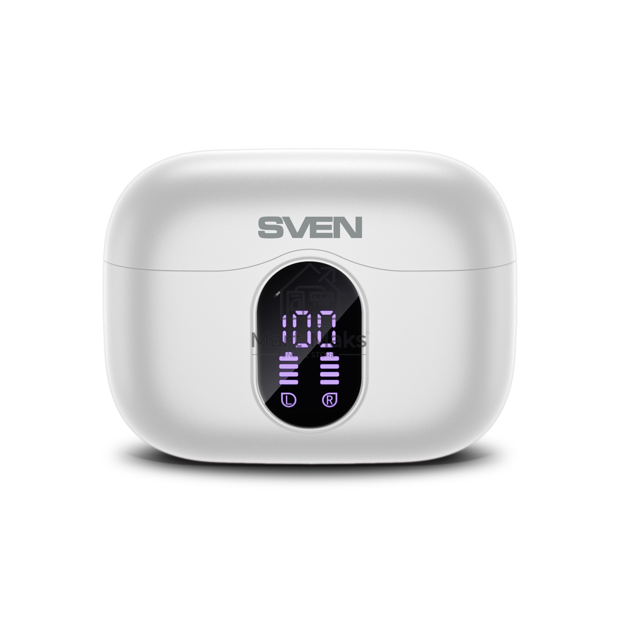 Беспроводные внутриканальные наушники с микрофоном Sven E-310B, белый (Bluetooth, TWS, ANC, ENC, APP)