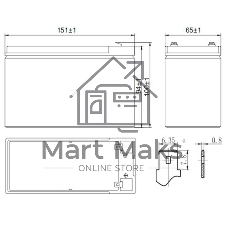 Батарея для ИБП Delta HR 12-28 W (12V, 7Ah)