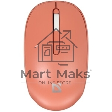 Мышь беспроводная Defender Smart MM-396 красный, 1600 dpi, радиоканал, Bluetooth, USB, кнопки - 3