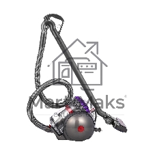Пылесос Dyson CY28 Parquet 2 серый/фиолетовый, 170/600 Вт, уборка сухая, пылесборник контейнер 1.5 л