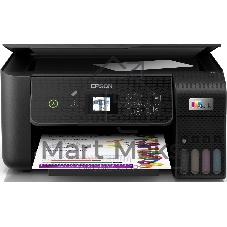 МФУ струйное Epson L3260 (C11CJ66409/C11CJ66507/C11CJ66511/C11CJ66414/C11CK58507), A4, цветной, печ. до 33 стр/мин. (ч/б) до 15 стр/мин. (цвет), 1440 x 5760 dpi (печать) 1200x2400dpi (скан.), USB, Wi-Fi, Air Print, Mopria