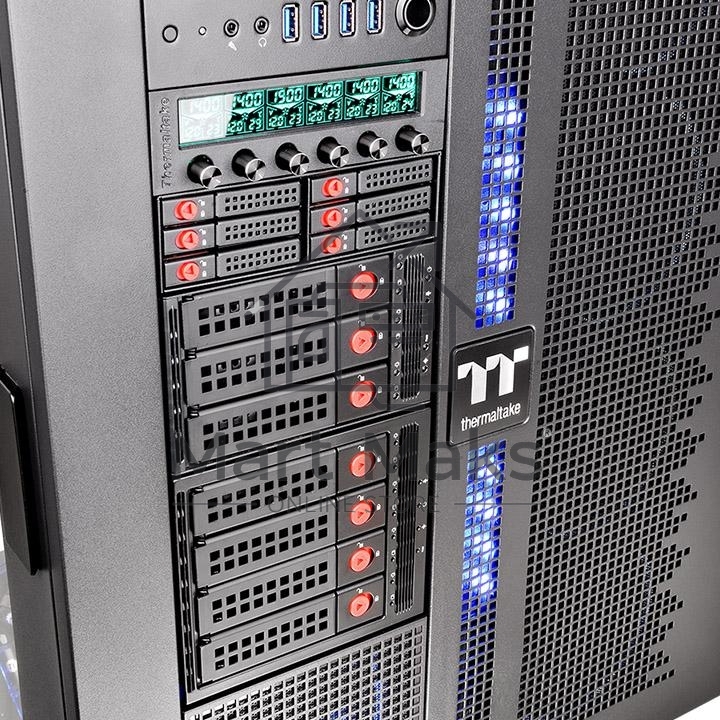 Сменный бокс для HDD/SSD Thermaltake Max 3504 SATA I/II/III/SAS металл черный hotswap 4