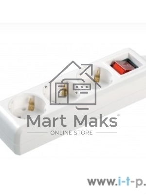 Удлинитель 3х1.5м с заземл. 16А IP20 У03К с выкл. ПВС 3х1 ИЭК WYP10-16-03-01-ZK-17