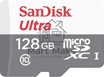 Флеш карта microSD 128GB SanDisk microSDXC Class 10 Ultra UHS-I 100MB/s