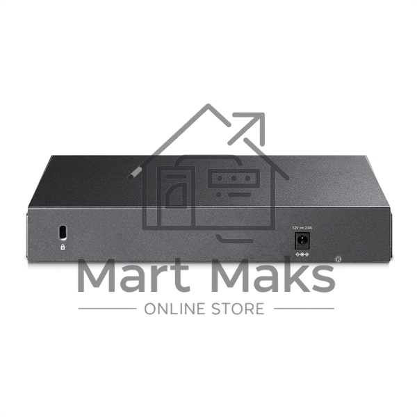 Коммутатор TP-Link 8-port Desktop 2.5G Unmanaged switch, 8 100/1G/2.5G RJ-45 ports, Fanless design, 12V/1.5A DC power supply.
