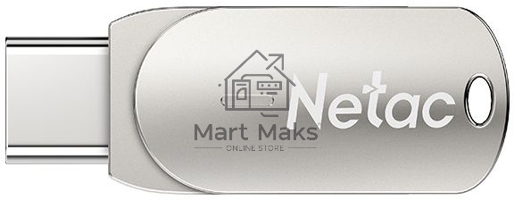 Флешка USB R/W R/W Netac USB Drive U785C USB3.0+TypeC 64GB, retail version